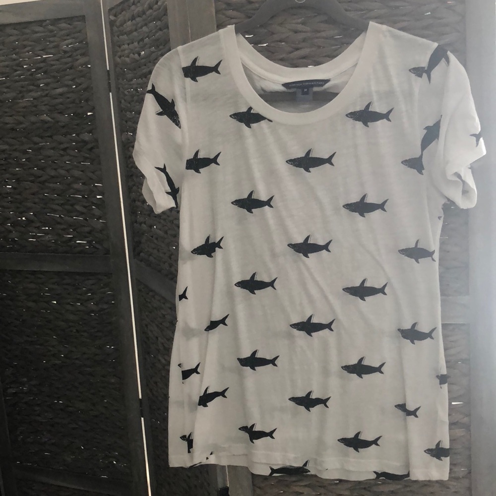 French Connection Shark T-shirt